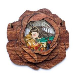 Beauty & The Beast Brooch from Laliblue